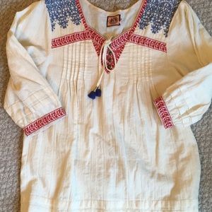 Juicy tunic—size 14–embroidered